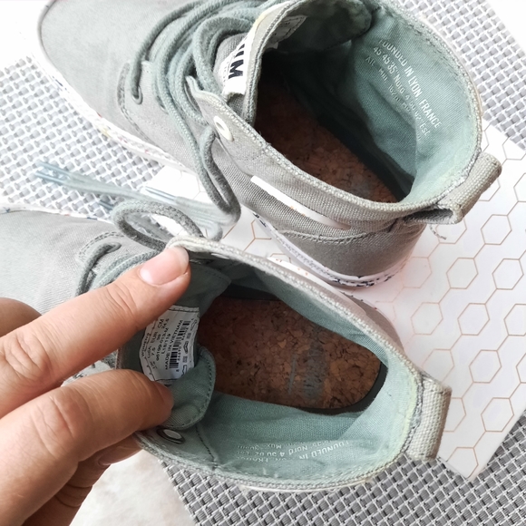 Palladium x Free People Earth Collection Hi Ankle Combat Boots Confetti Sole 7.5 - Picture 7 of 11